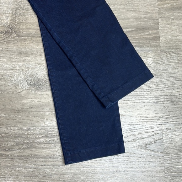 Klaveli Dark Blue High Waisted Straight Leg Jeans Sz 8 - Picture 4 of 10
